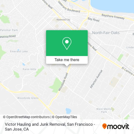 Mapa de Victor Hauling and Junk Removal