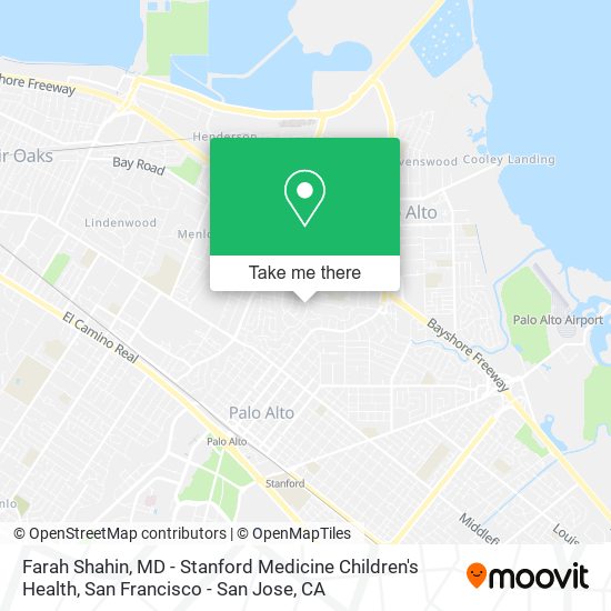 Mapa de Farah Shahin, MD - Stanford Medicine Children's Health