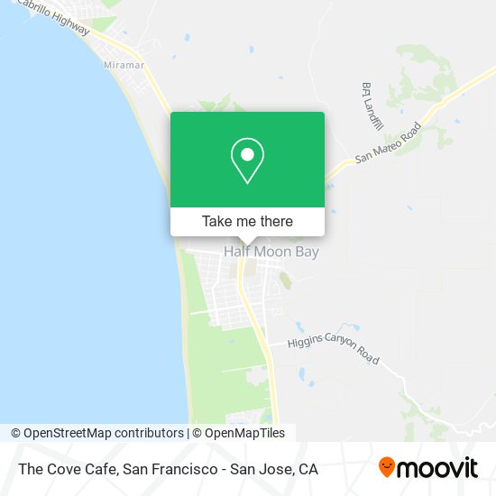 The Cove Cafe map