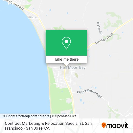 Contract Marketing & Relocation Specialist map