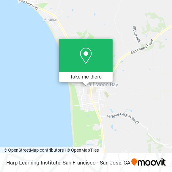 Harp Learning Institute map