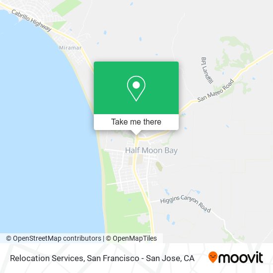 Relocation Services map