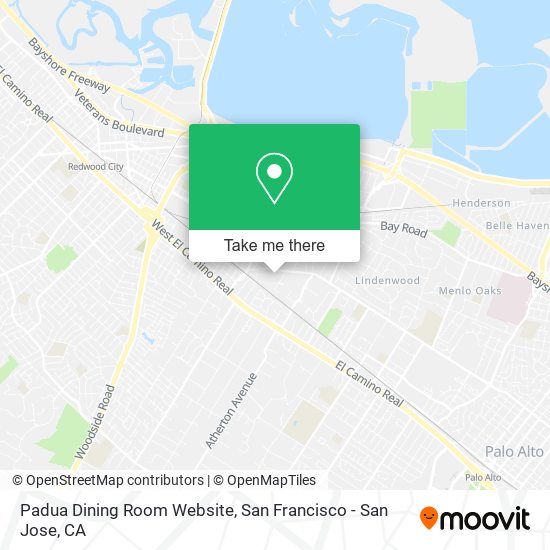 Mapa de Padua Dining Room Website