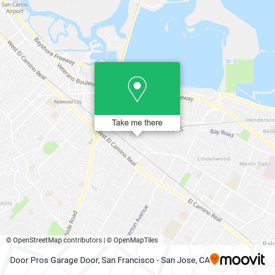 Mapa de Door Pros Garage Door