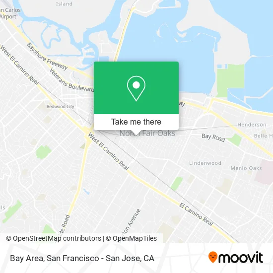 Mapa de Bay Area