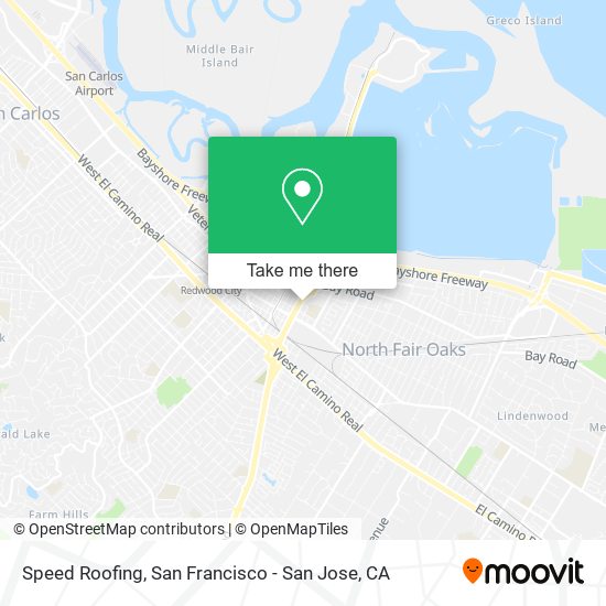 Speed Roofing map