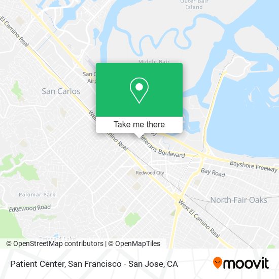 Patient Center map