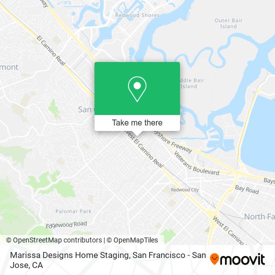 Mapa de Marissa Designs Home Staging