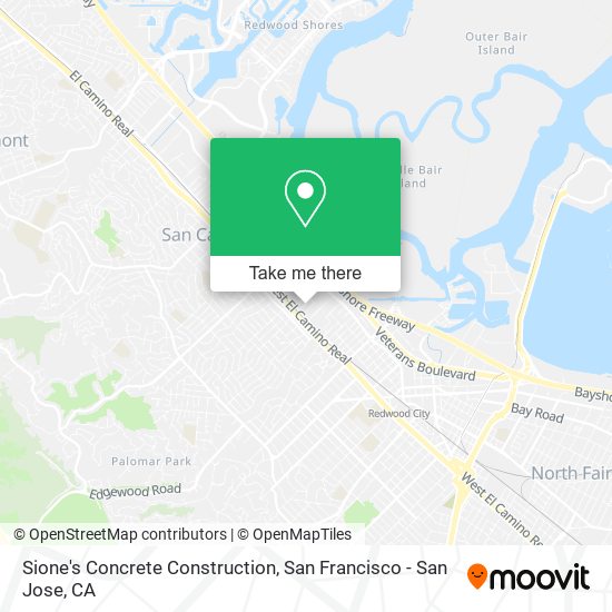 Sione's Concrete Construction map