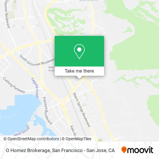 O Homez Brokerage map