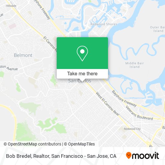 Bob Bredel, Realtor map