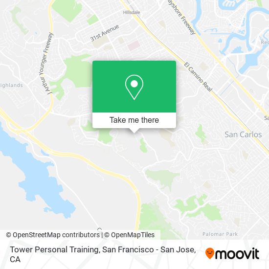 Tower Personal Training map