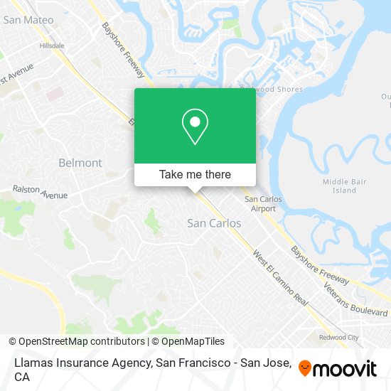 Llamas Insurance Agency map