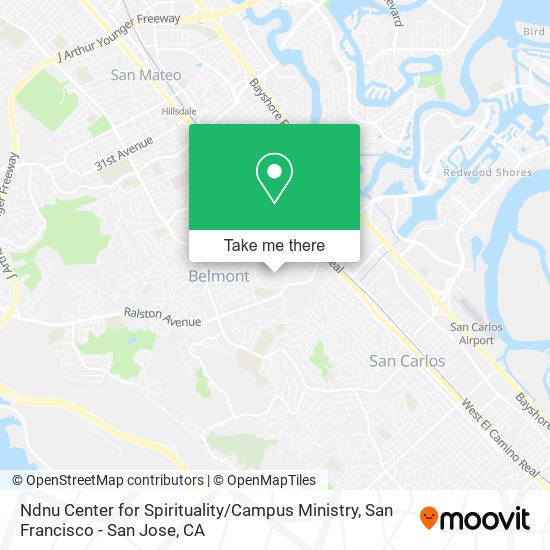 Ndnu Center for Spirituality / Campus Ministry map