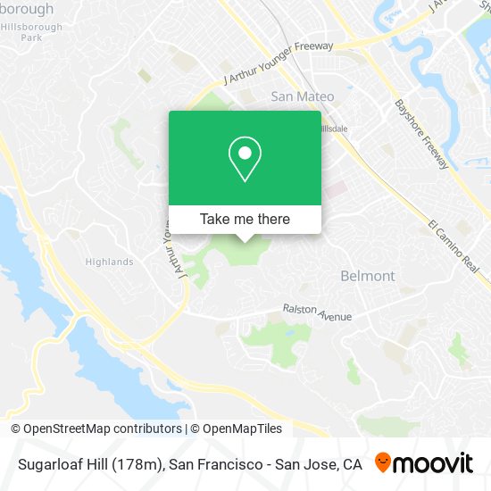 Mapa de Sugarloaf Hill (178m)