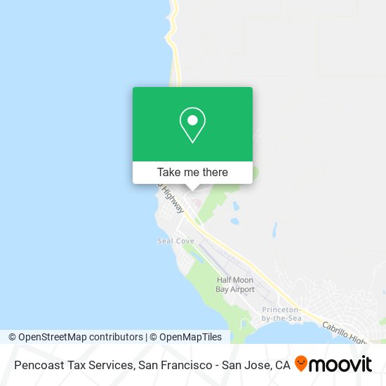 Pencoast Tax Services map