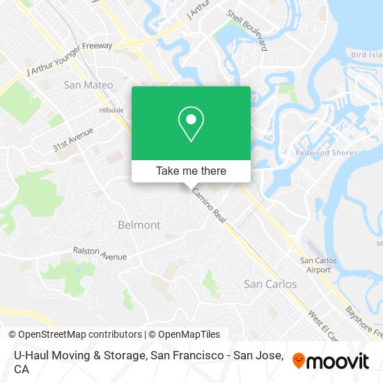 Mapa de U-Haul Moving & Storage
