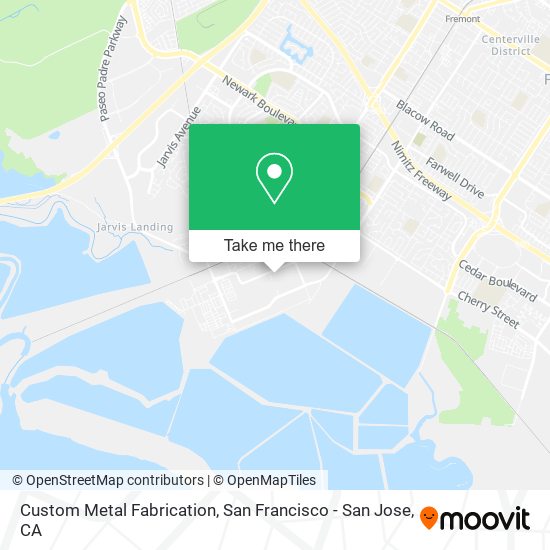 Custom Metal Fabrication map