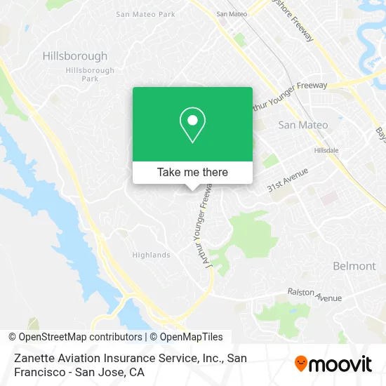 Zanette Aviation Insurance Service, Inc. map