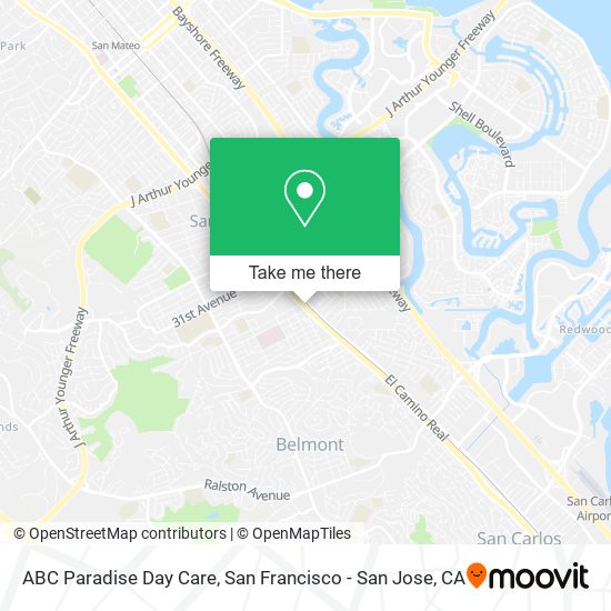 Mapa de ABC Paradise Day Care