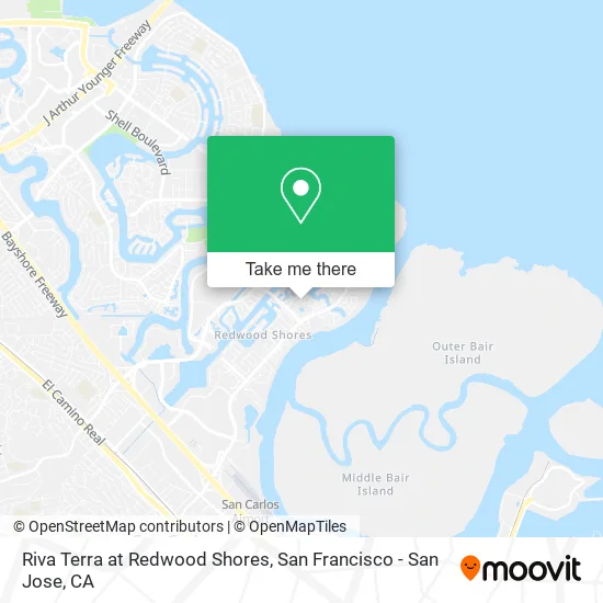 Mapa de Riva Terra at Redwood Shores