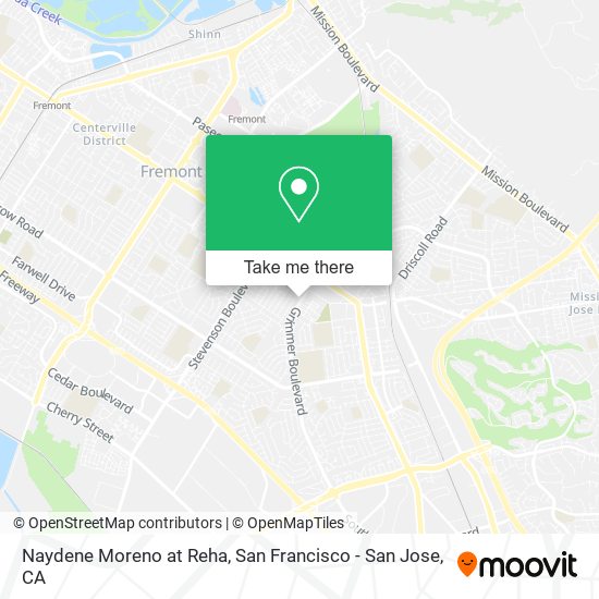 Mapa de Naydene Moreno at Reha