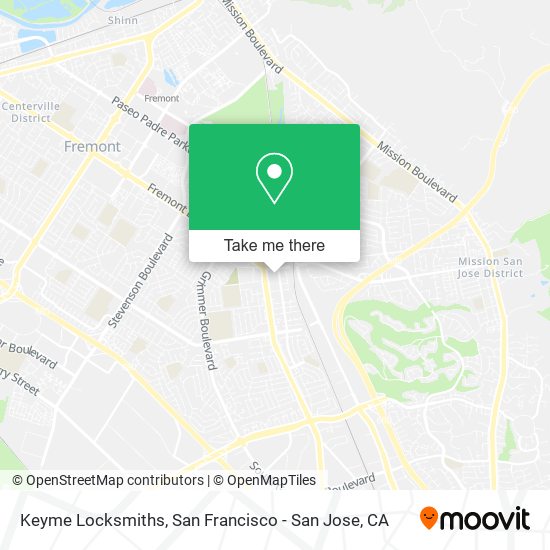 Keyme Locksmiths map