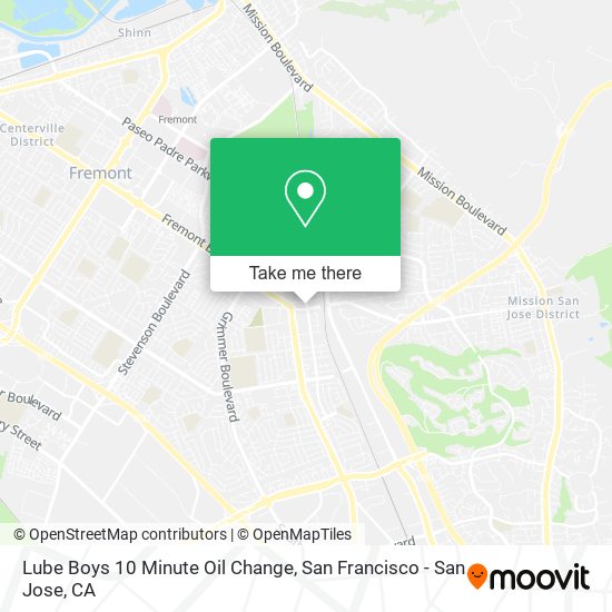 Lube Boys 10 Minute Oil Change map