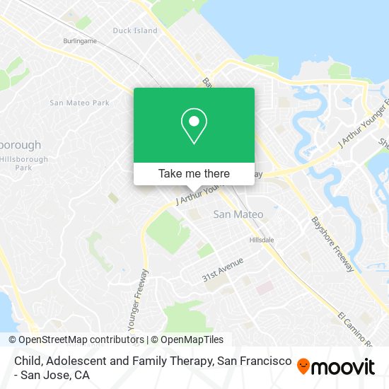 Child, Adolescent and Family Therapy map