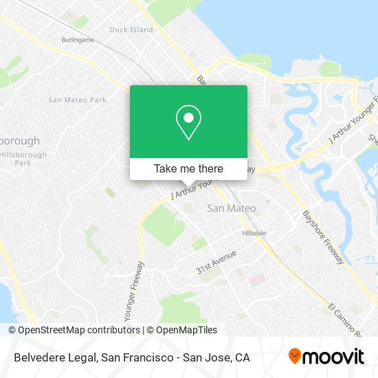 Belvedere Legal map
