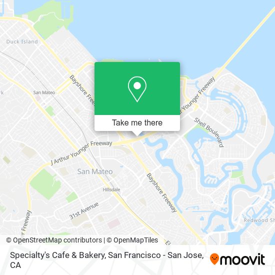 Mapa de Specialty's Cafe & Bakery