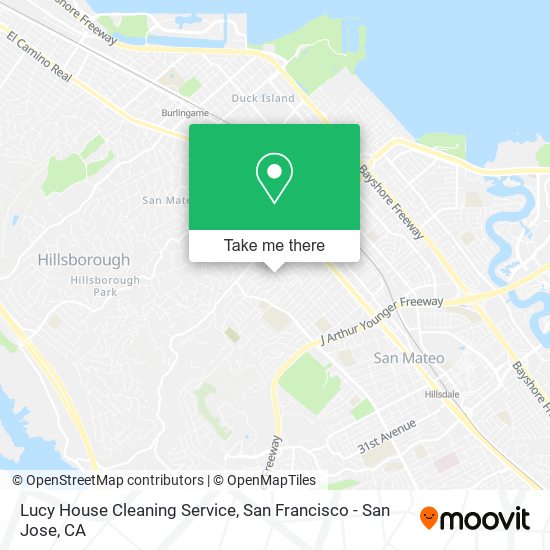 Lucy House Cleaning Service map