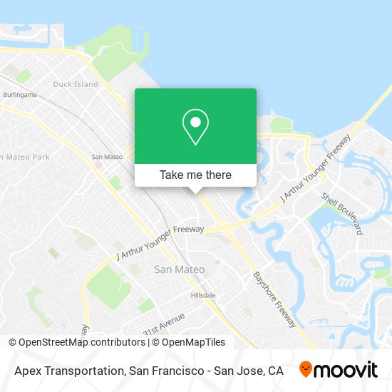 Apex Transportation map