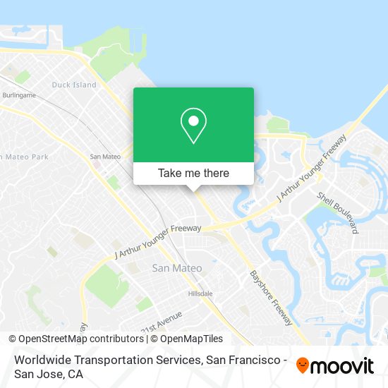 Worldwide Transportation Services map