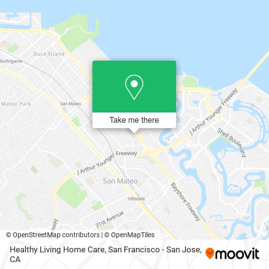 Healthy Living Home Care map