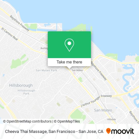 Cheeva Thai Massage map