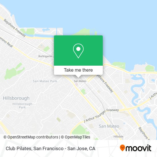 Club Pilates map