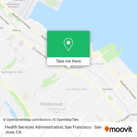 Health Services Administration map