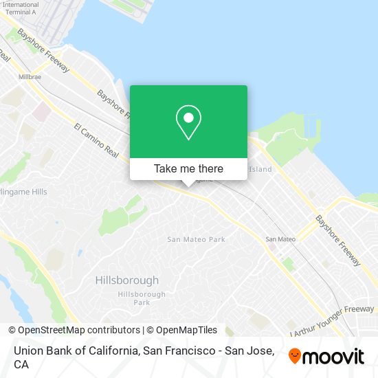 Mapa de Union Bank of California