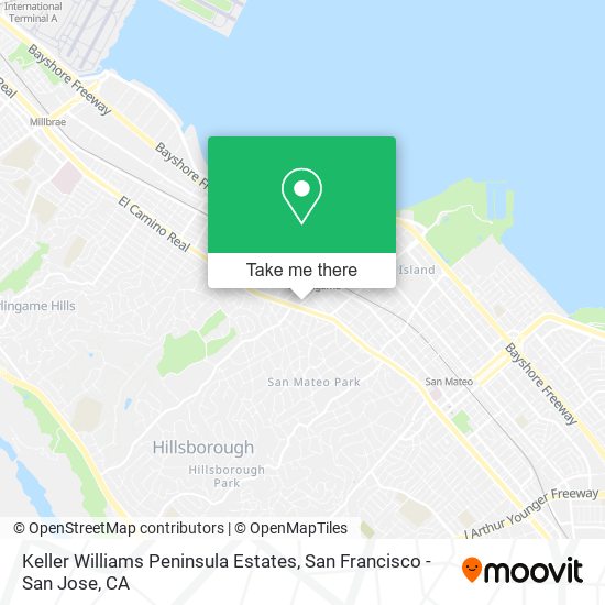 Keller Williams Peninsula Estates map