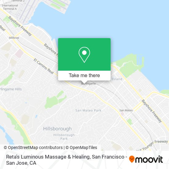 Reta's Luminous Massage & Healing map