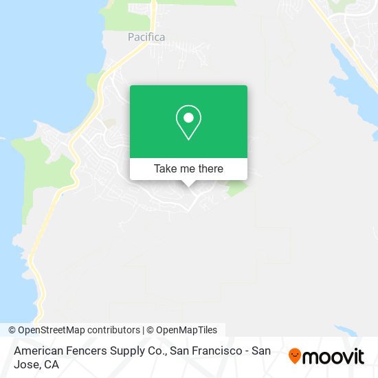 American Fencers Supply Co. map