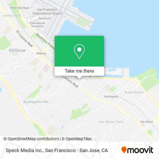 Speck Media Inc. map