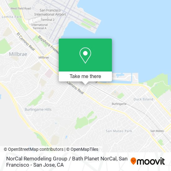 Mapa de NorCal Remodeling Group / Bath Planet NorCal