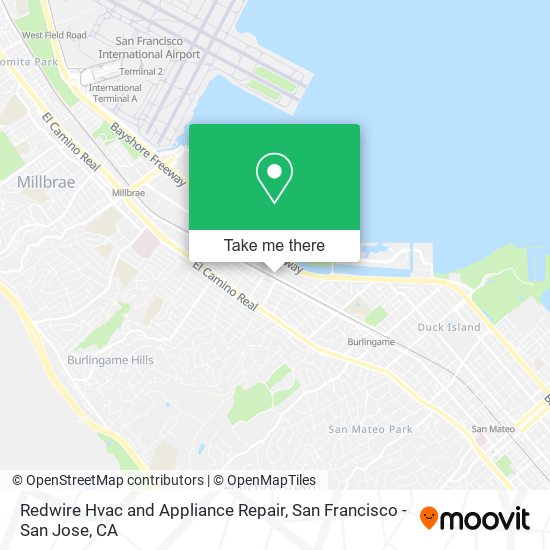 Mapa de Redwire Hvac and Appliance Repair