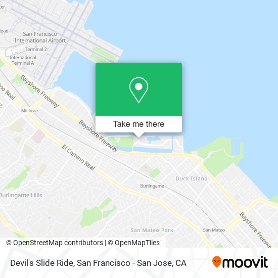 Mapa de Devil's Slide Ride