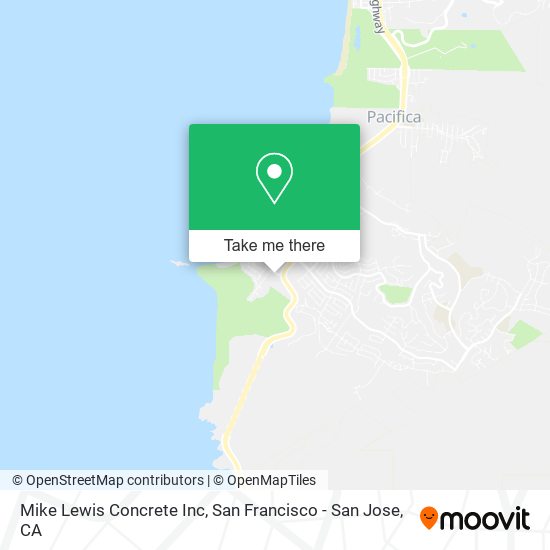 Mapa de Mike Lewis Concrete Inc