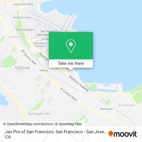 Mapa de Jan Pro of San Francisco