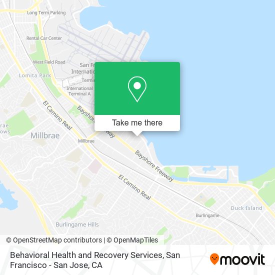 Mapa de Behavioral Health and Recovery Services
