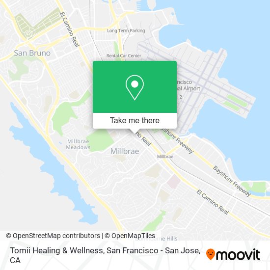 Tomii Healing & Wellness map